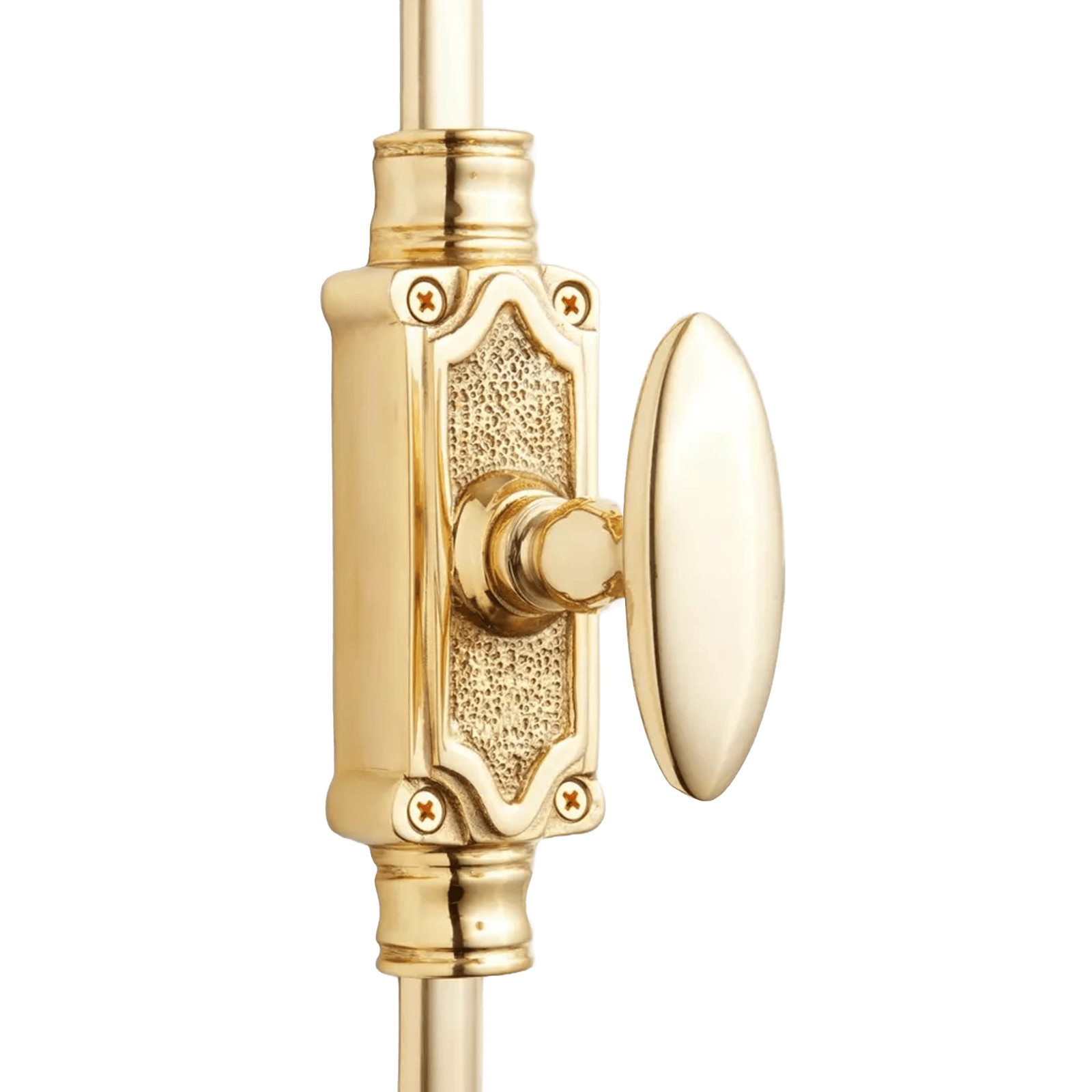 Signature Ironmongery Stepney Door Brass Cremone Bolt 9 feet Polished Brass Lacq