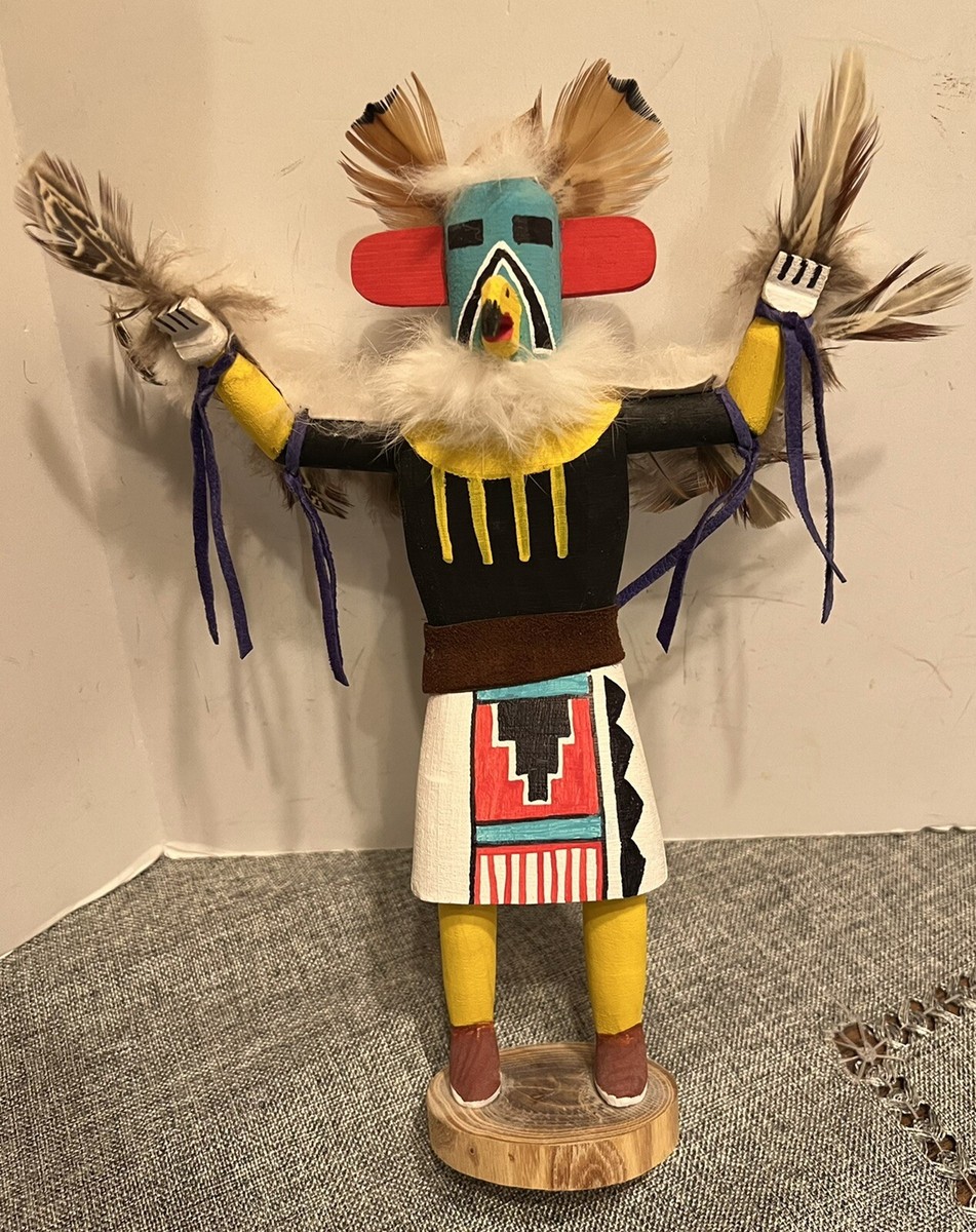 Vintage Kachina Doll Eagle Dancer Signed Eagle Cly | eBay