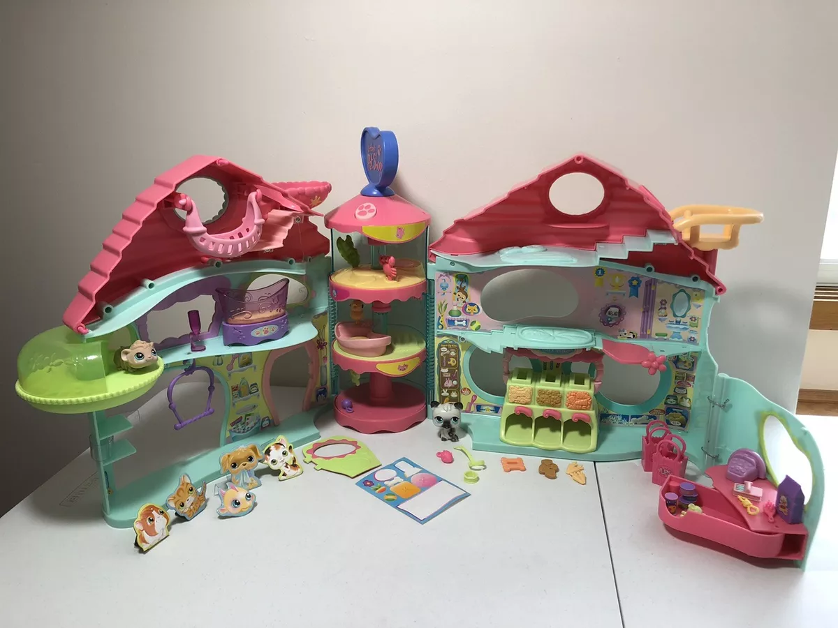 BIGGEST Littlest Pet Shop House Playset Review AND Pet Shopping 