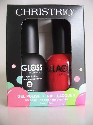 Q GLOSS Christrio Duo 3 IN 1 Soak-Off Gel w/Polish No Base, Top or Cleanse Pt 1 - Picture 29 of 54