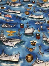 US Navy jets Ships helicopters baby toddler sheet set