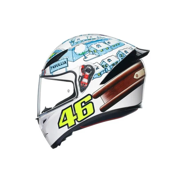 New AGV K1 S Helmet - Rossi Winter Test 2017 - Small - #7502323132 - Image 3 of 4