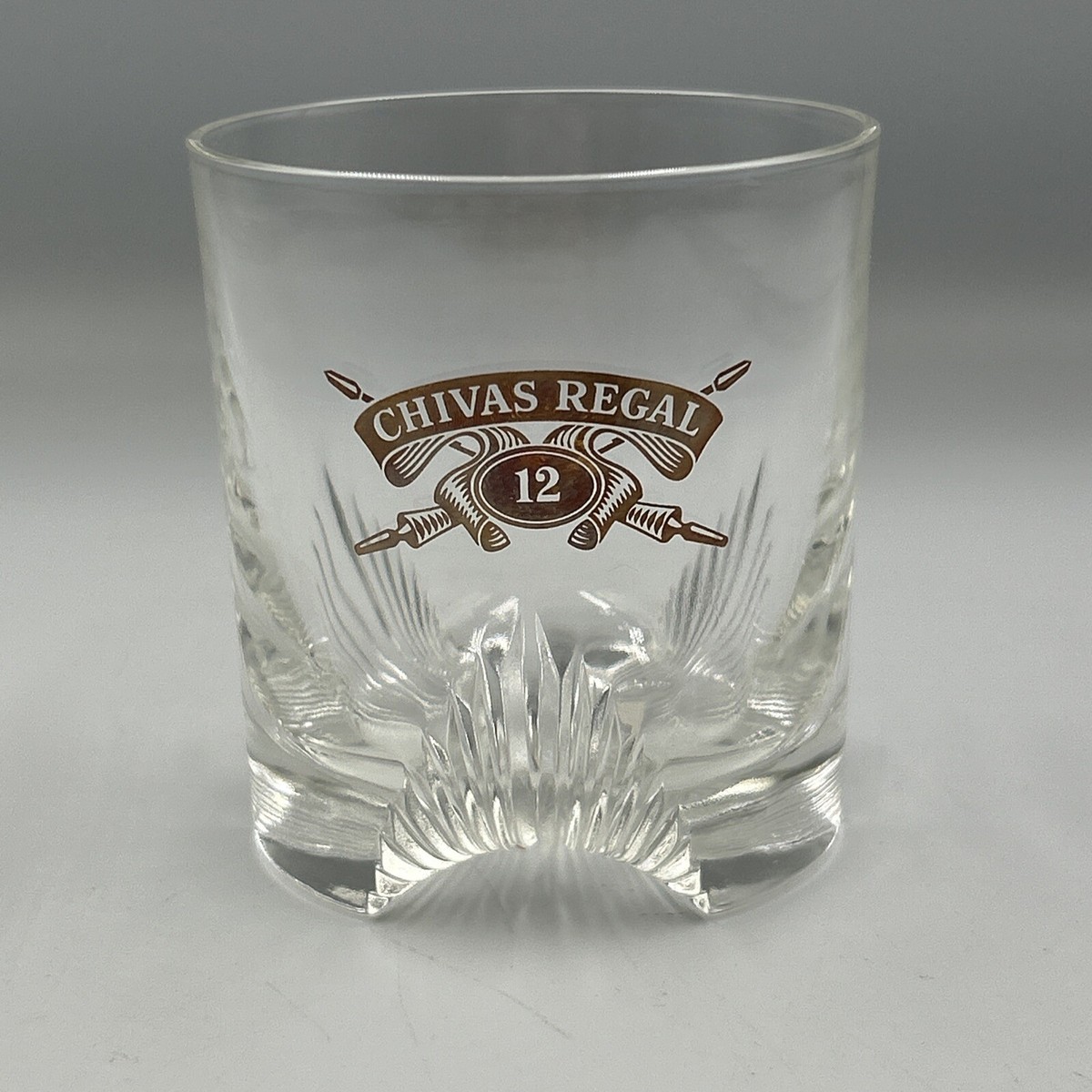 Vintage Chivas Regal 12 Year Scotch Rocks Glass Gold Logo 8-oz | eBay