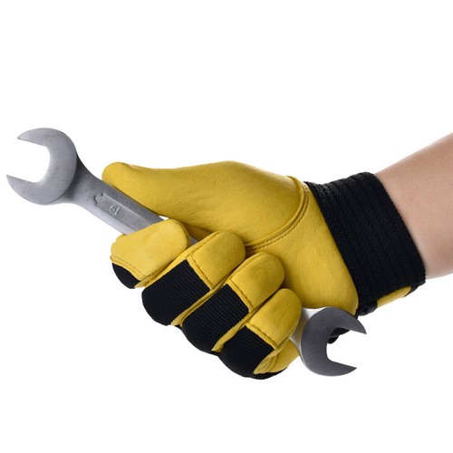 Guanti da Lavoro Giardino Antispina Flessibili Resistenti Pelle - Foto 3 di 22
