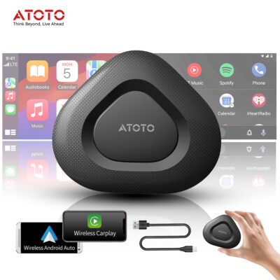 Wireless Apple Carplay Adapter Android Auto Adapter USB Car Dongle Connect Box