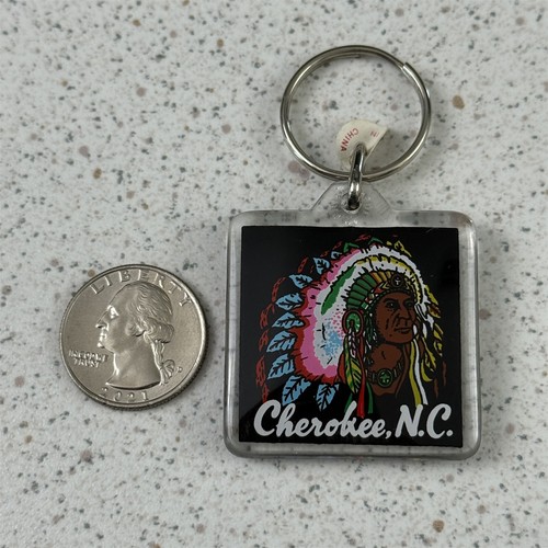 Cherokee North Carolina Native American Travel Souvenir Keychain Key ...