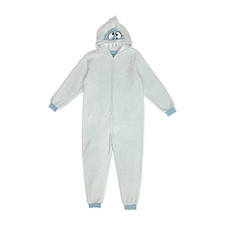 Rudolph Reindeer BUMBLE Snowman Adult One PC Zip Pajama UNION Suit Costume XL