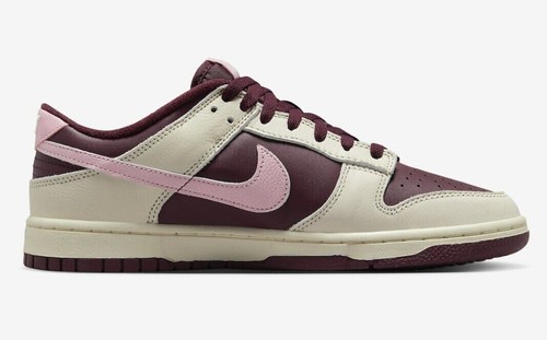 NEW Nike Dunk Low Retro PRM Men's Size 10 Pale Ivory/Med Soft Pink DR9705 100 - Picture 2 of 8