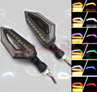 Fit For Versys KLE650 KLZ1000 Vulcan S 650 GTR1400 10MM LED Turn Signal Light