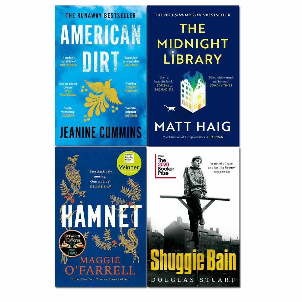 American, Midnight Library, Hamnet, Shuggie 4 Books Collection Set Paperback NEW