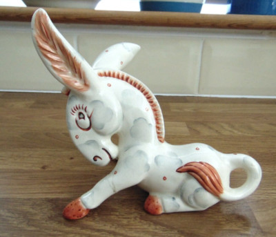 VINTAGE 1950er WEDGWOOD & Co LTD EINHORN MARK ESEL / MAULTIER FIGUR