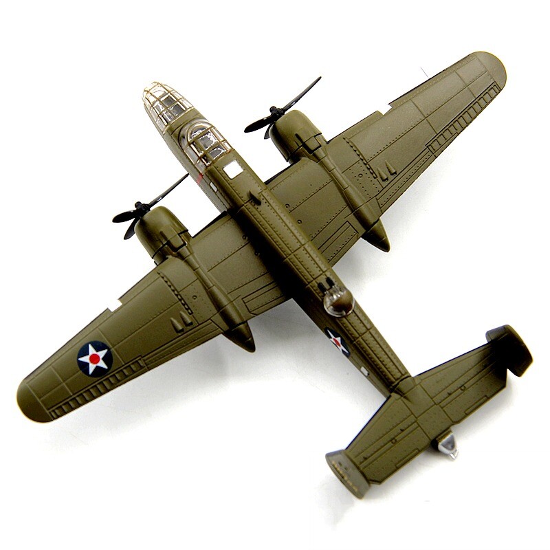 1:144 Scale Alloy Diecast Military Model B-25 Mitchell Bomber