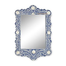 Bone Inlay Mirror, Handmade mirror Frame Wood...