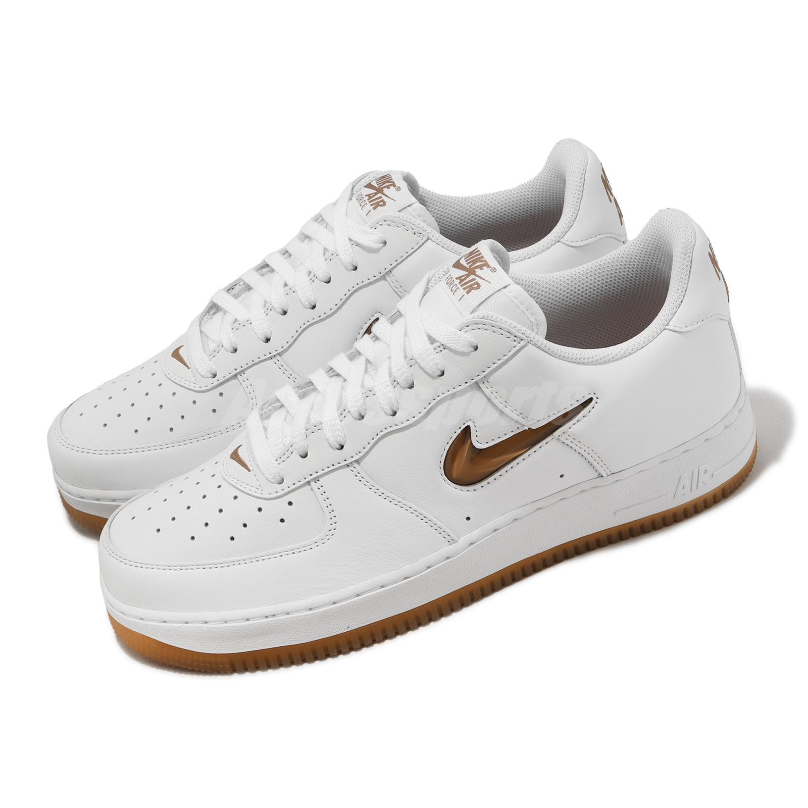 Мужские повседневные кроссовки Nike Air Force 1 Low в стиле ретро, цвет месяца, белый, коричневый, FN5924-103