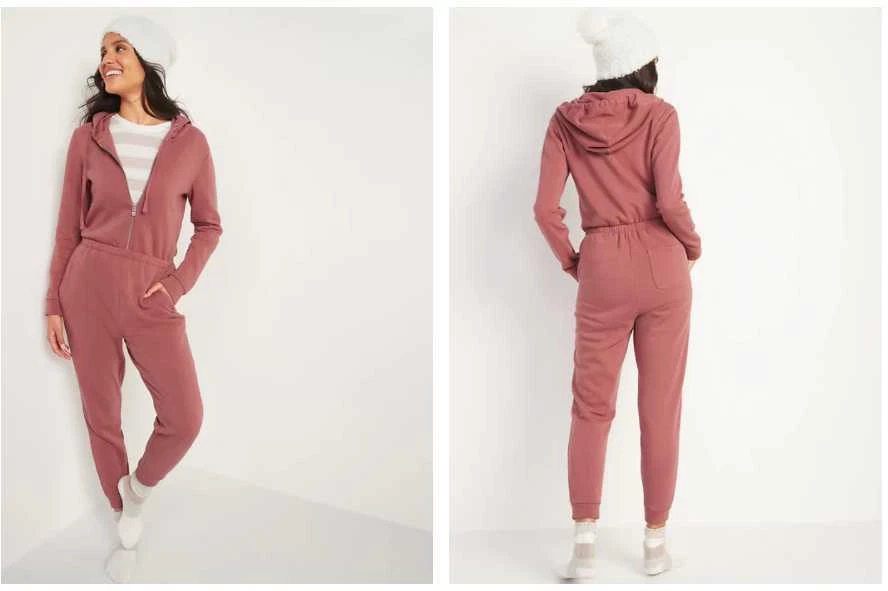 Comfy Cute  Jumpsuit With Hoodie (Ready To Ship) – Seasonal Secrets