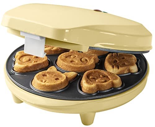 Bestron Waffle Maker Animali | Piastra Mini Biscotti per Bambini 700W