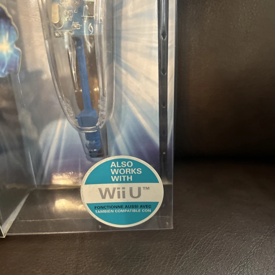 PDP Afterglow Nunchuck Controller for NINTENDO WII WII U BLUE AW.2 PL7603 NEW - Image 3 of 4