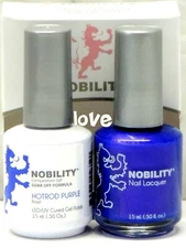 NOBILITY Gel Nail Polish 0.5fl.oz UV/LED Gel Color Duo NBCS041- Hotrod Purple