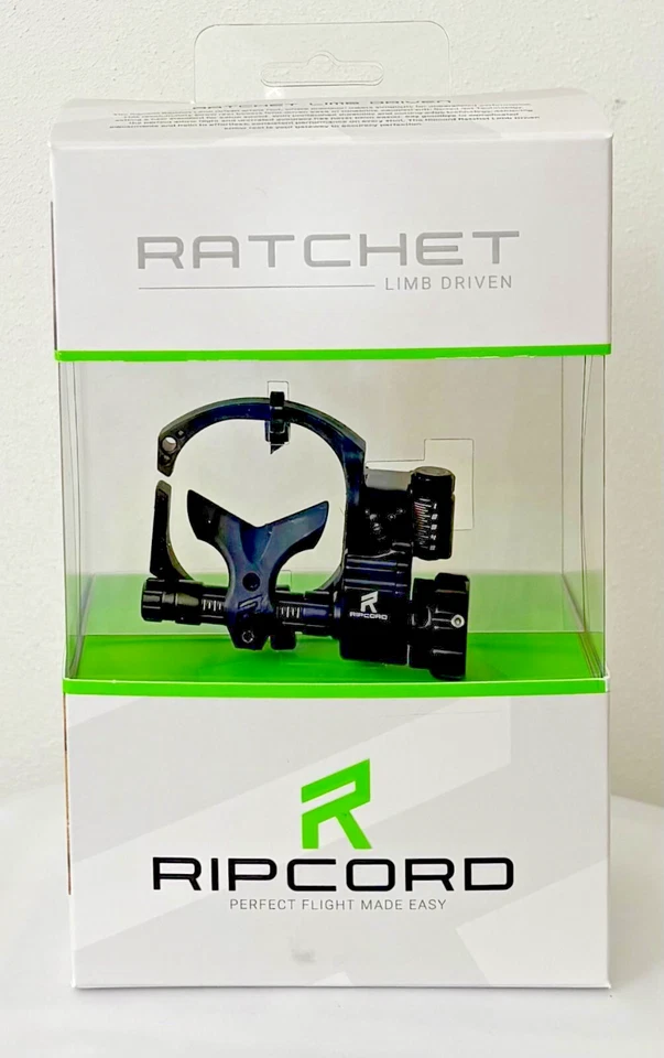 Ripcord Ratchet Arrow Rest Limb Driven Micro Adjust RH Rest Black New - Image 2 of 3