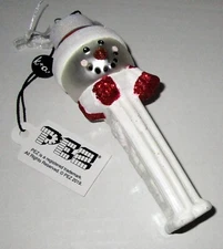 Kat + Annie SNOWMAN PEZ Christmas Ornament
