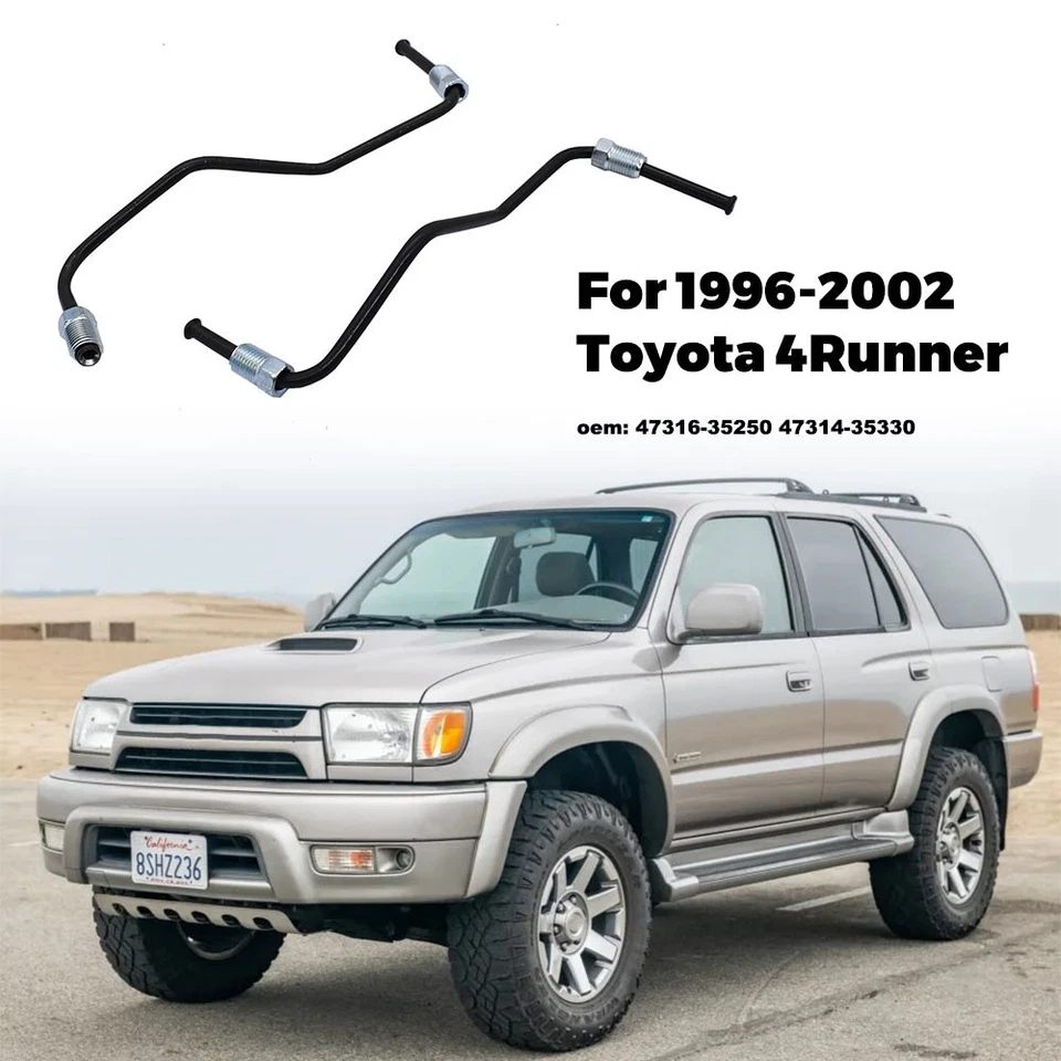 For 1996-2002 Toyota 4Runner Left Right Front Brake Hard Lines Tube 47316-3525 - Image 2 of 4