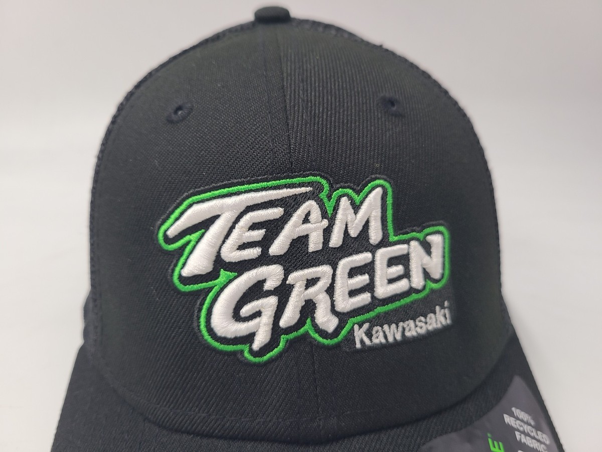 Kawasaki Team Green New Era 9Forty Mesh Trucker Snapback Hat Cap