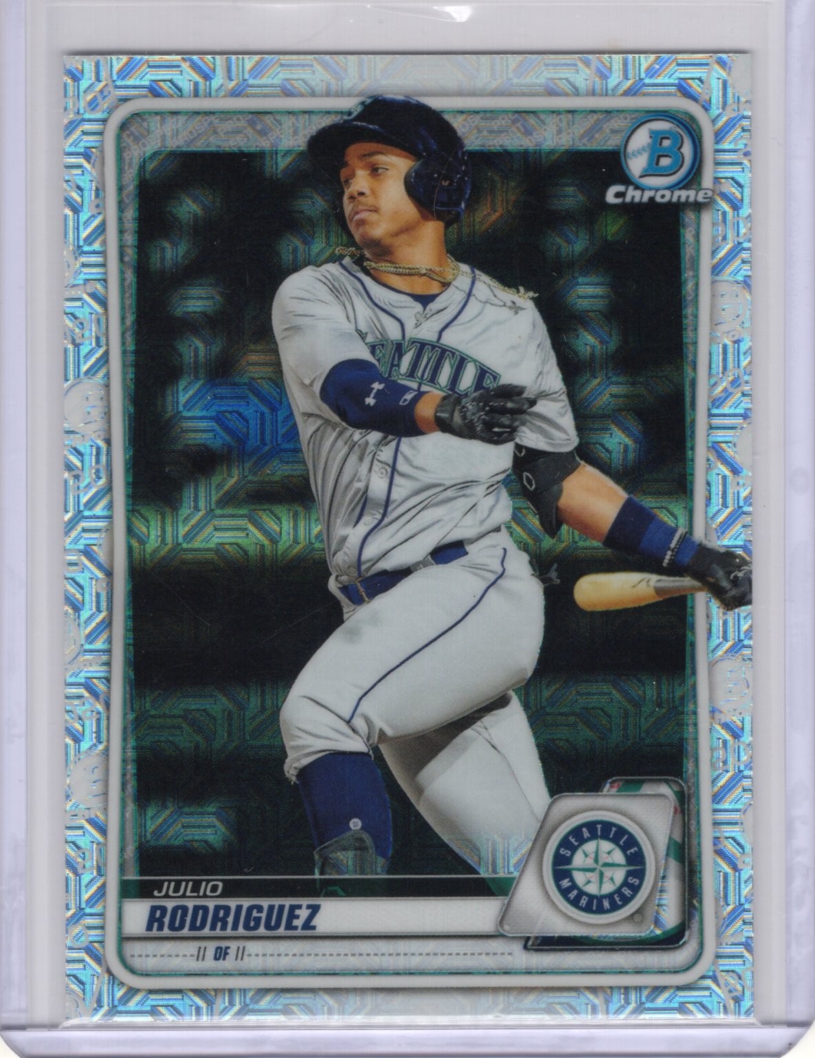2020 Bowman Chrome #BCP-175 Julio Rodriguez Prospects Mojo Refractor