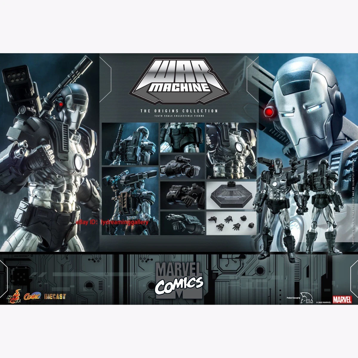 Hot Toys War Machine War Machine TV, Movie & Video Games Action