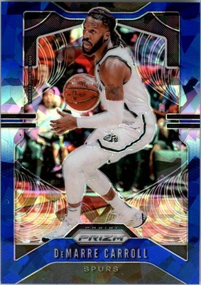 2019-20 Panini Prizm Prizms Blue Ice #82 DeMarre Carroll /99 - BSK