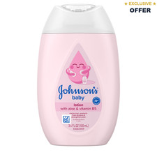 Johnson's Baby Lotion w/ Coconut Oil, Aloe, B5  72 HR Hydration  3.4oz