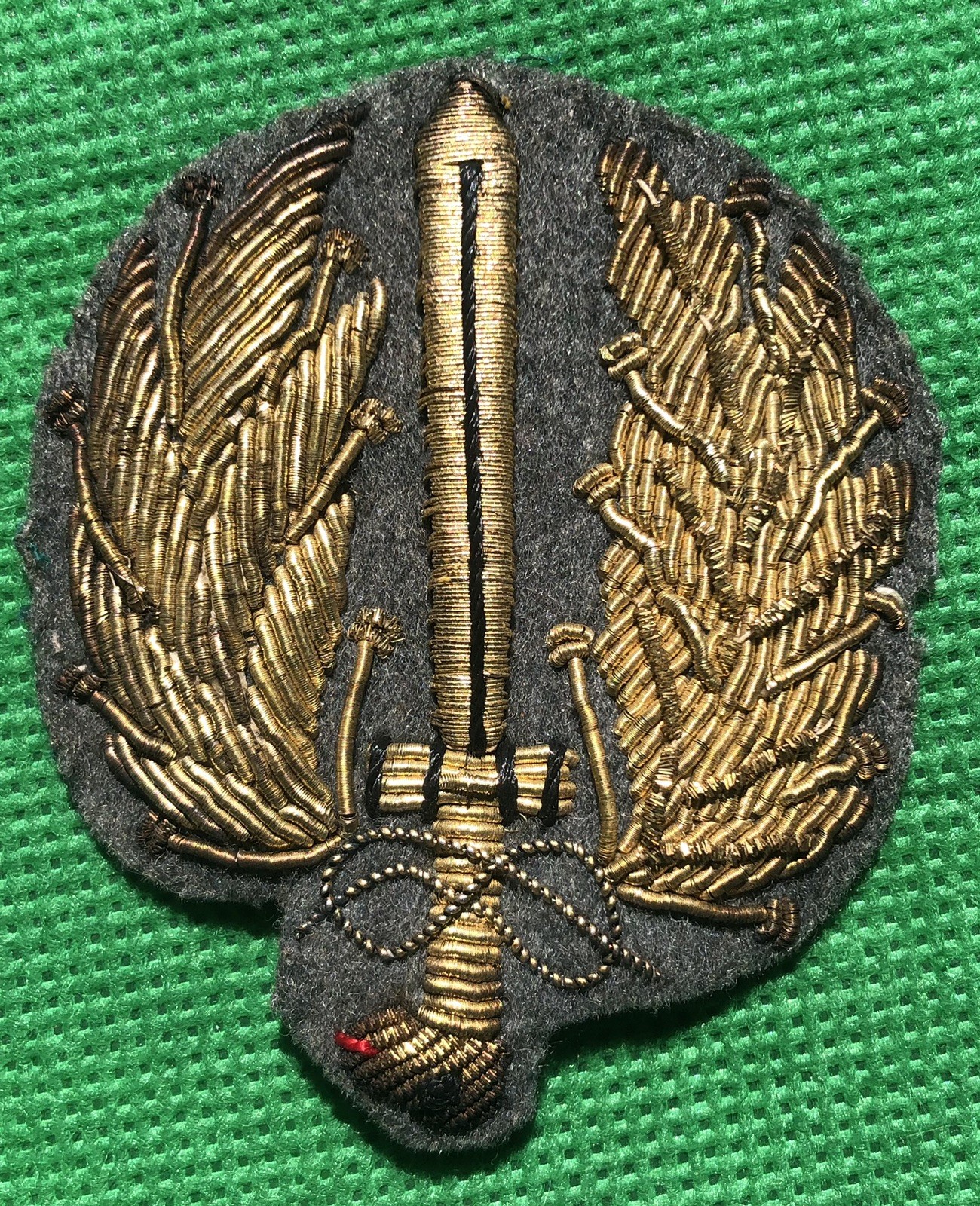Fregio Distintivo Scudetto Da Braccio Arditi Ardito Per Uniforme Divisa