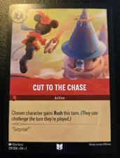 Cut To The Chase 129/204 Uncommon The First Chapter Disney Lorcana TCG