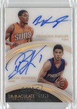 2015-16 Panini Immaculate Dual Auto /49 Brandon Knight Devin Booker #5 Auto 9l4