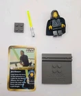 Lego Star Wars Luke Skywalker Jedi Knight sw0044 Dark Gray Stand Character Card