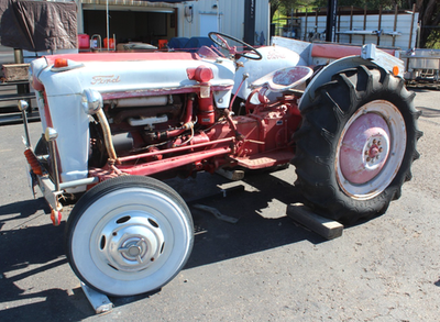 #ad 1953 ANTIQUE FORD GOLDEN JUBILEE TRACTOR ASIS $2500.00
