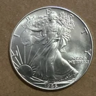 1986 American Silver Eagle $1 Beautiful Coin In capsule