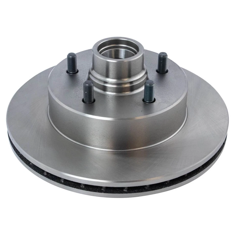 Par de pastillas de freno delanteras de cerámica y rotor con productos químicos Foto 2 de 4