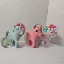 vintage 1980s My Little Pony Unicorn with Rainbow Hair hasbro