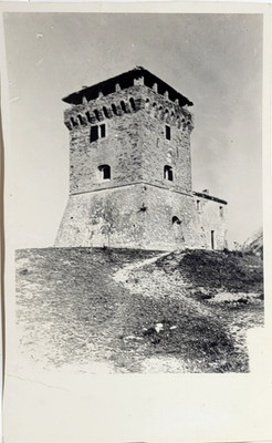 RPPC Torre di Capo d'Aferro Bay of Portonova Near Ancona Italy Postcard E3