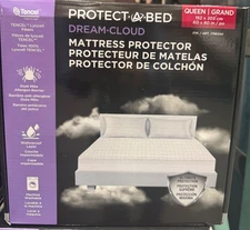 Protect A Bed Dream Cloud Mattress Protector Queen 60" X80" Dust Mite Barrier