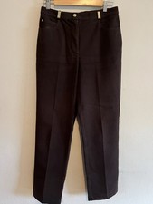 Vintage ST JOHN SPORT By Marie Grey Brown And Gold Straight Leg Pants Size 6