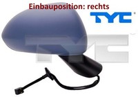 TYC 325-0093 AußEnspiegel Rechts Spiegel AußEn FüR Opel