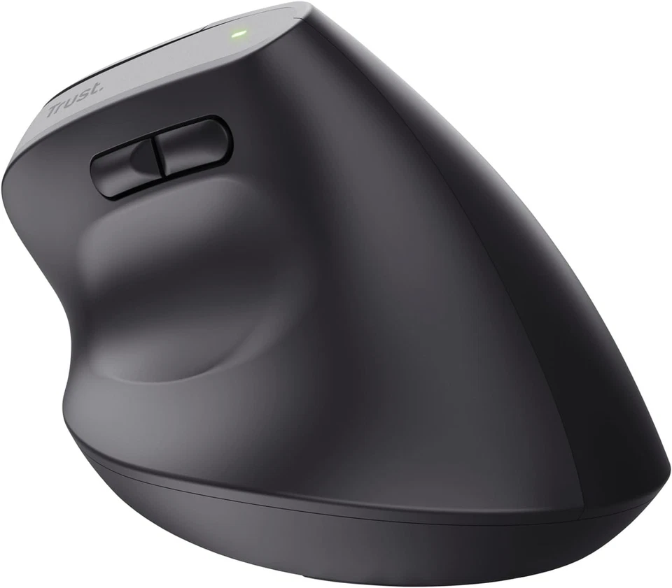 Trust Bayo+ Rechargeable Vertical Mouse Bluetooth + RF 2.4GHz, Ergonomic Mouse, - Image 4 of 4