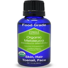 Organic Tea Tree Melaleuca Oil Food Grade – 100% Pure Tea Tree Essential Oil ...