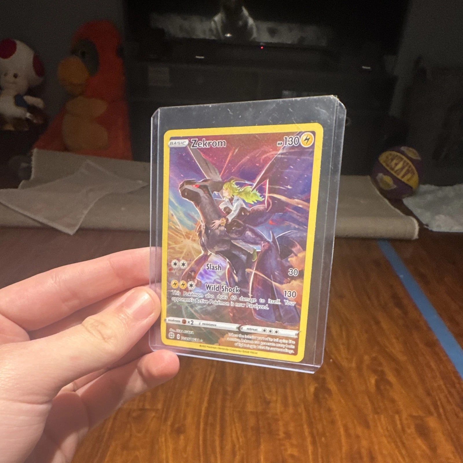 Pokémon Zekrom TG05/TG30 Full Art Rare Brilliant Stars Trainer Gallery
