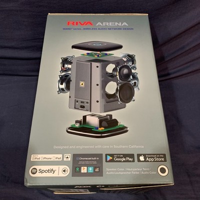 RIVA ARENA RWA01B Multi-Room Wireless Speaker - Black [NEW & SEALED]