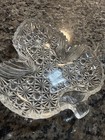 Leaf Trinket Dish Daisy Buttons Marked Fenton — photo 2