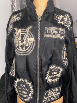 DIRK BIKKEMBERGS POUR GIBO PATCH Parka JACKET Small  Medium RARE 1980s Antwerp 6