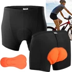 Bicycle Shorts Cycling Men Women Bike Underwear Pants Soft Sponge Gel Padded 3D