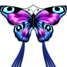 Colorful Butterfly Kite,Easy to Fly Large Outdoor Kite for Kids  Adults, Bea...